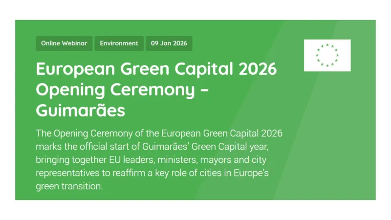 European Green Capital 2026 Opening Ceremony