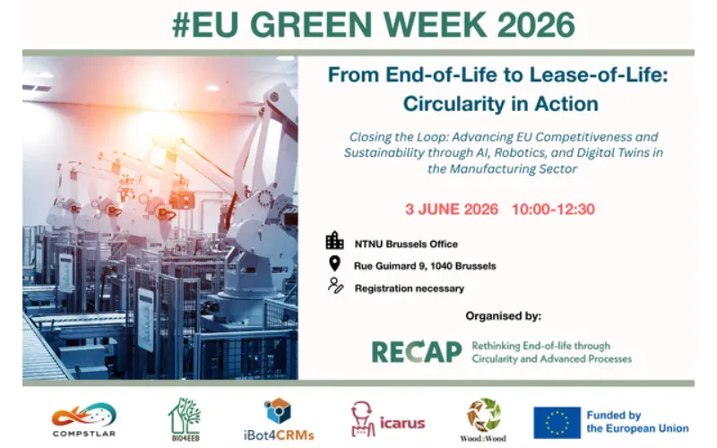 EU Green Week workshop: From end-of-life to new life: circularity in action