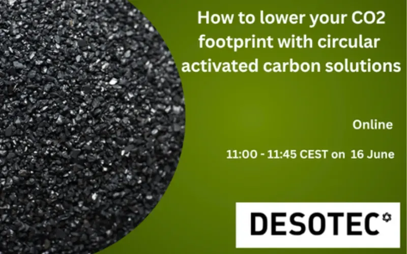 How to lower your CO2 footprint with circular activated carbon solutions