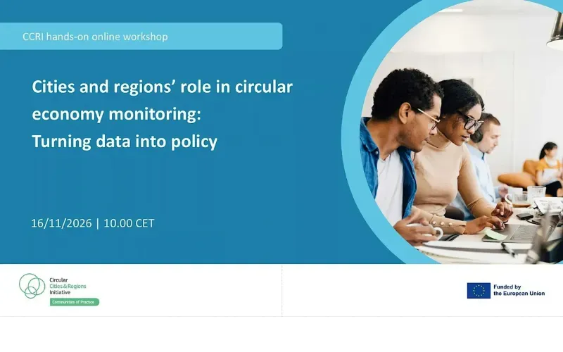 CCRI Cities and regions' role in circular economy monitoring